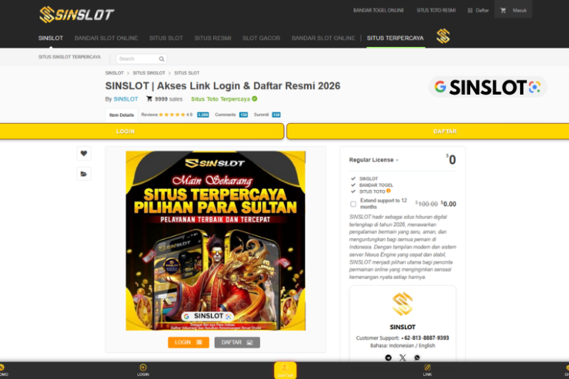 Pasti Untung Bermain Game Online Uang Asli di Situs SINSLOT