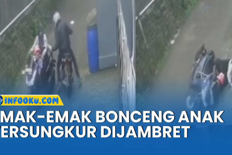 Viral Emak-emak Bonceng Anak Dijambret hingga Tersungkur di Bogor, Polisi Turun Tangan!