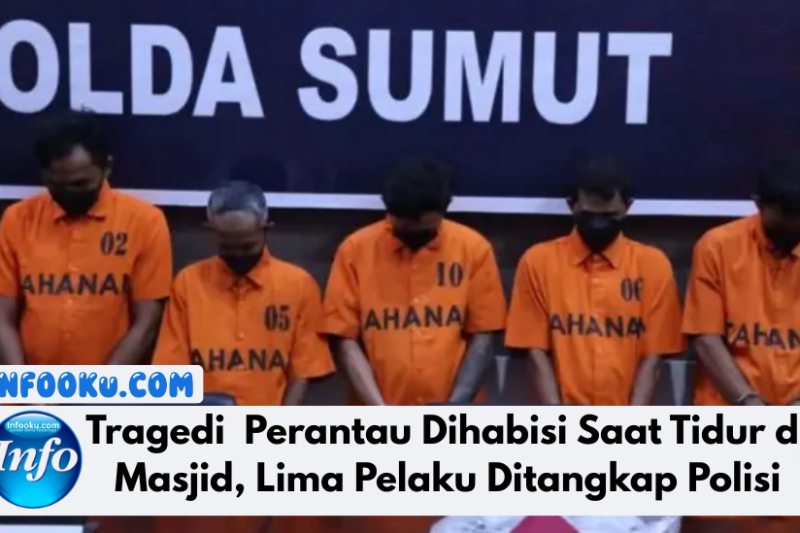 Tragedi di Masjid Agung Sibolga: Perantau Dihabisi Saat Tidur di Masjid, Lima Pelaku Ditangkap Polisi