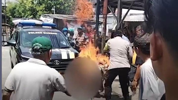 Pencuri Motor yang Diikat dan Dibakar Massa di Surabaya: Kronologi Lengkap dan Kondisi Terkini